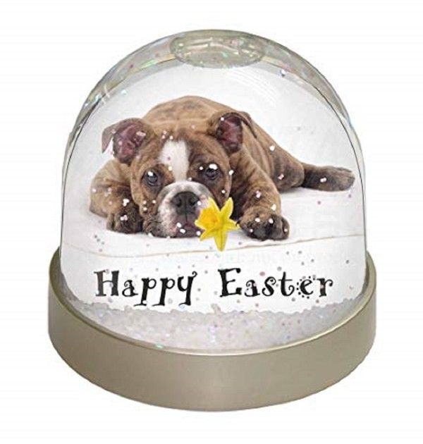 "Happy Easter" - Boule à neige "Joyeuses Pâques" ...