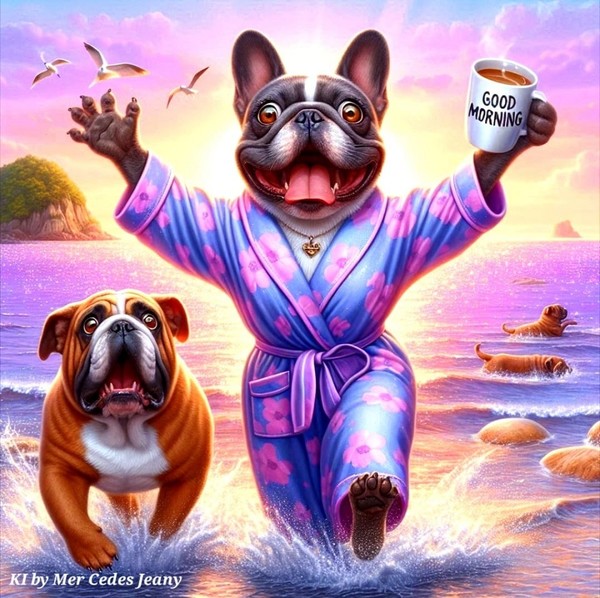"Good Morning" - Les pattes dans l'eau   ...