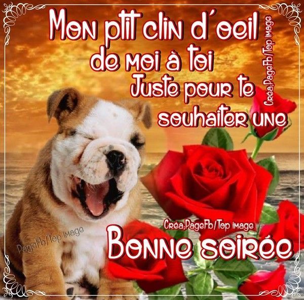 "Mon ptit clin d'oeil de moi à toi juste pour..."...