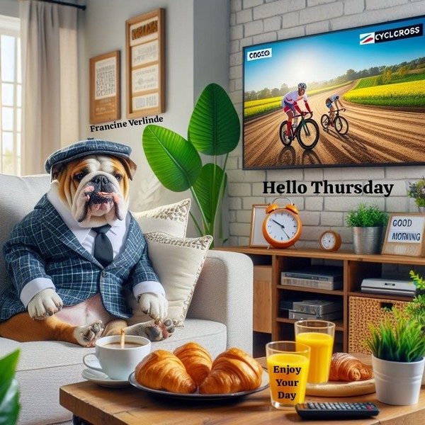 "Hello Thursday. Good Morning. Enjoy your day"