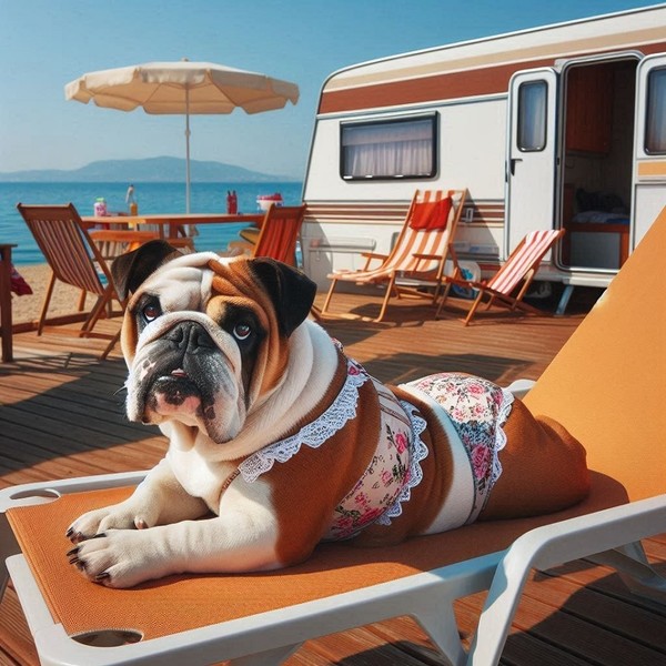 Camping les pieds dans l'eau   ...