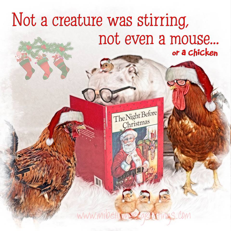 "Not a creature was stirring, not even a mouse...